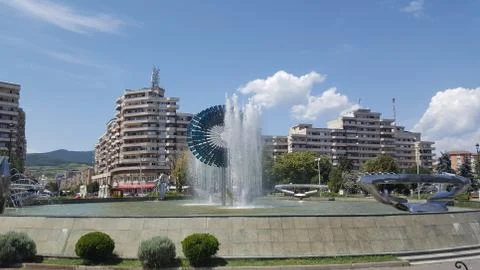 Fountain in Alba Iulia Stock Photos