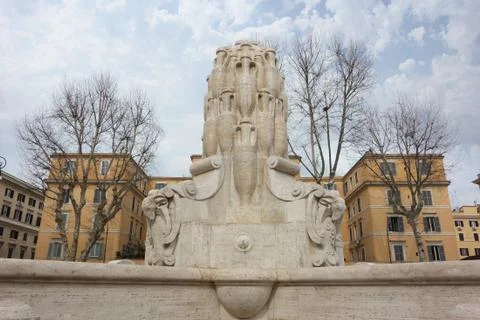 Fountain of the Amphorae Stock Photos