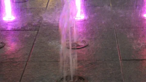 Fountain and light Stock Footage 103301079