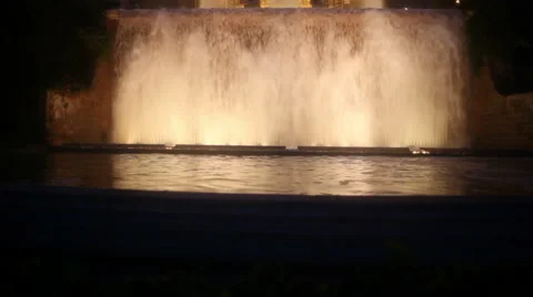 Fountain in Barcelona Stock Footage 41572625