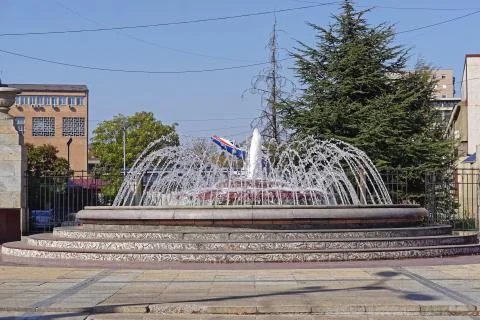 Fountain in Belgrade Stock Photos