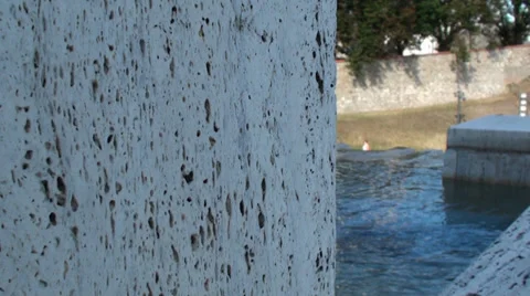 Fountain. Camera Slider. Stock Footage 39543198