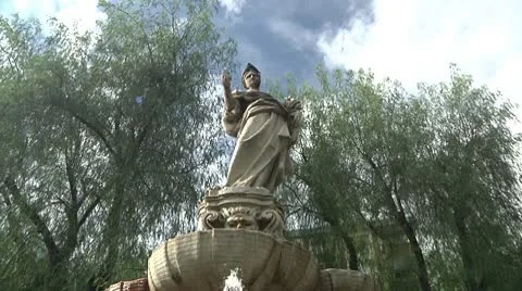Fountain in Catania Видео 9870573