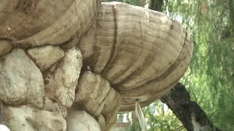 Fountain in Catania Stock Footage 9873968