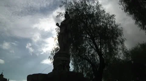 Fountain in Catania. Stock-Footage 9886597