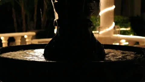 Fountain at Christmas Stock Footage 11391827