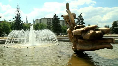 Fountain city Stock Footage 11299575