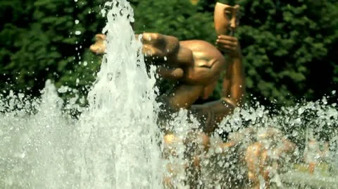 Fountain city Stock Footage 11299757