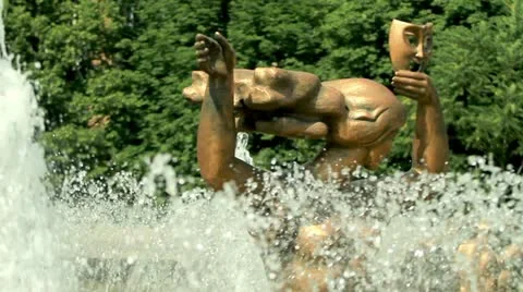 Fountain city 스톡 동영상 11299879