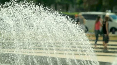 Fountain city Stock Footage 11299992