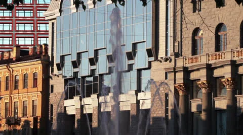 Fountain city Stock Footage 25753698