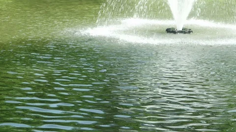 Fountain in the city park Stock Footage 108203844