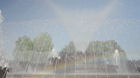 Fountain Close Up Video stock 292853686