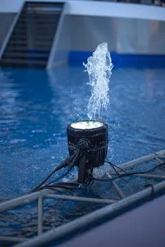 Fountain close-up. Stock Photos