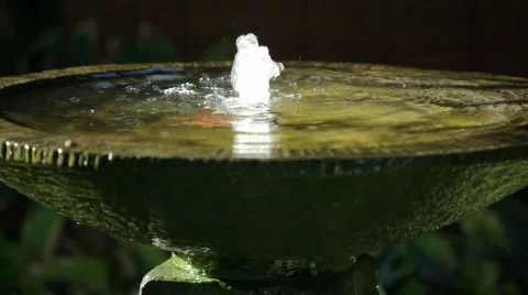 Fountain closeup Stock Footage