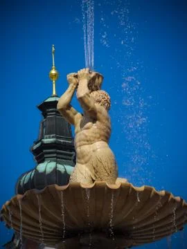 Fountain closeup Stock Photos
