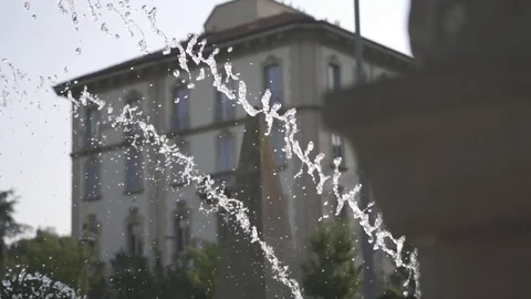 Fountain detail Stock Footage 104046535