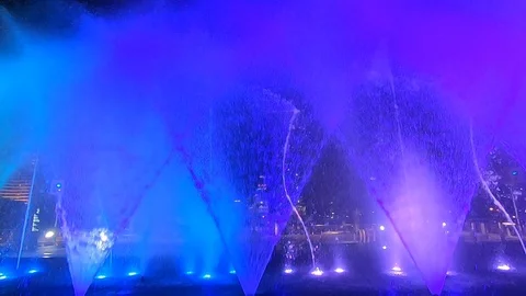 Fountain display 스톡 동영상 106438085