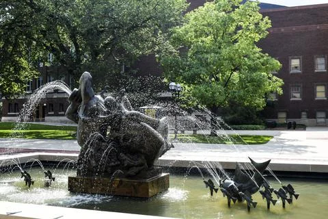 Fountain display Stock Photos
