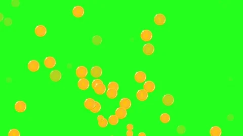 Fountain dollar coins on a green screen background, fountain of money Stock Footage 337289865