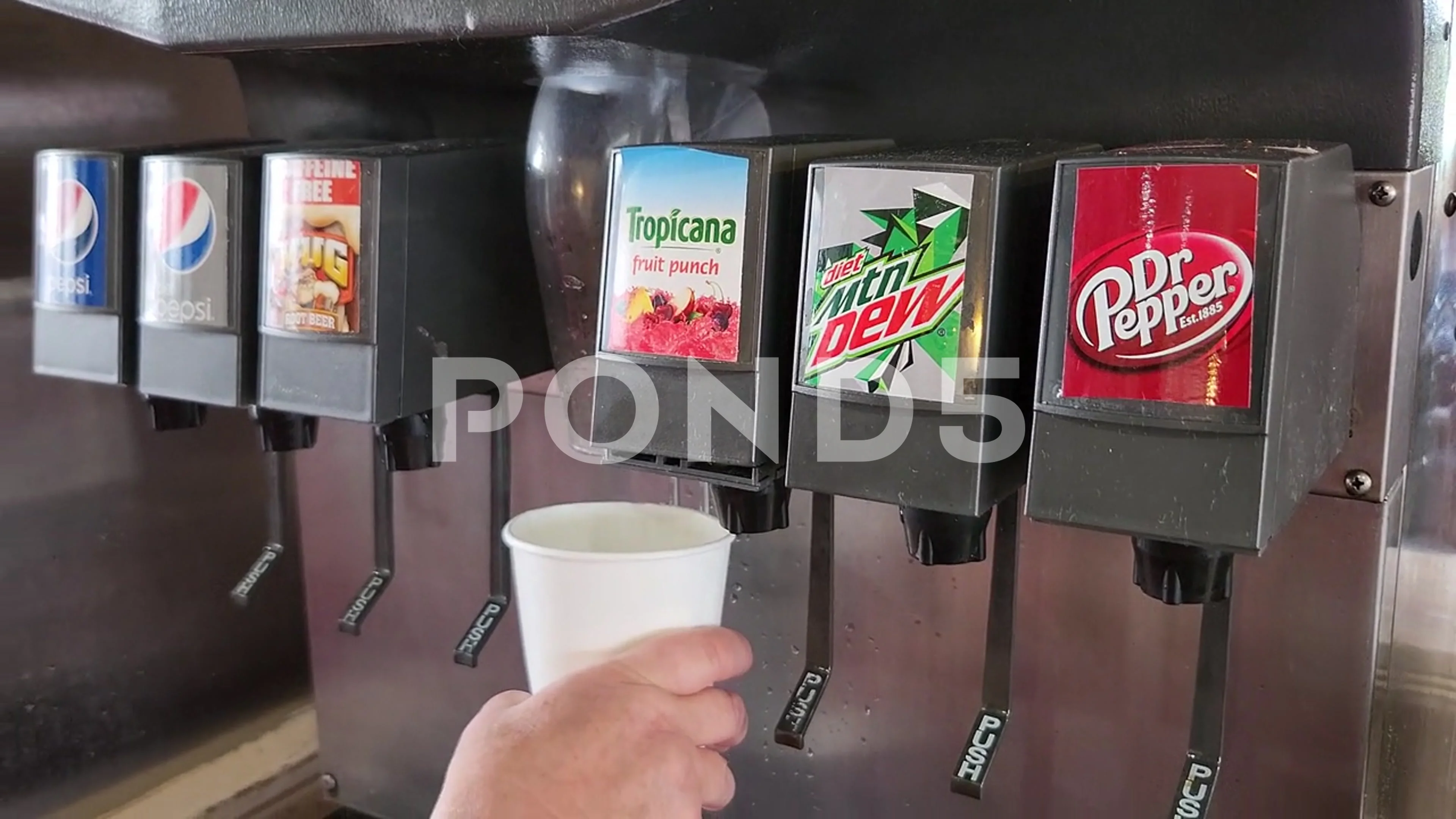 dr pepper fountain drink machine