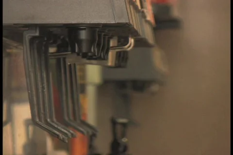 Fountain drinks focus shift Stock Footage 474043