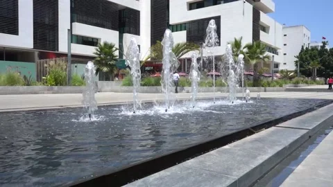 Fountain en slow motion Video stock 157339385