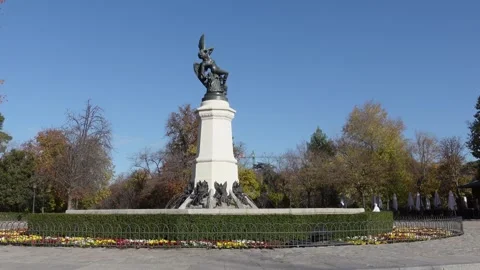 Fountain of the Fallen Angel Stock Footage 293739651