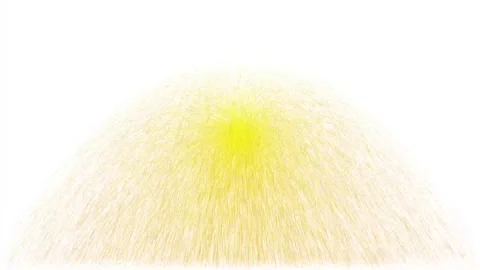 Fountain of fireworks exploding against a white screen background. Stock Footage 299341002