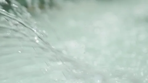 A Fountain Flows In A Small Town Square Stock Footage 87476840