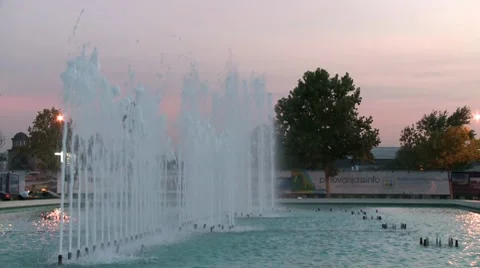 Fountain Stock Footage 8578928