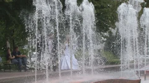 Fountain Stock Footage 8948564