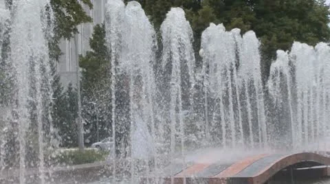 Fountain Stock Footage 8948575