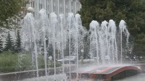 Fountain Stock Footage 8948676