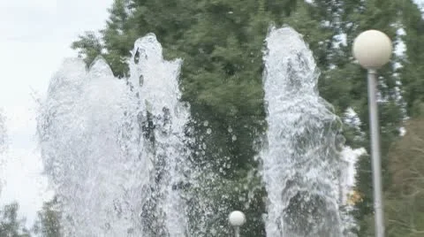 Fountain Stock Footage 8948762