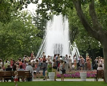 Fountain Stock Footage 8957062