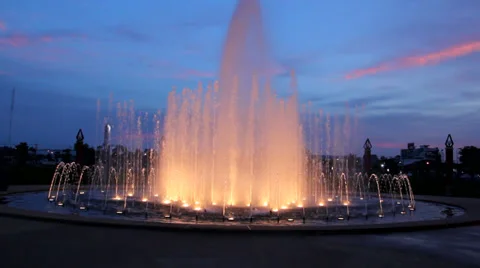 Fountain Stock Footage 37067392