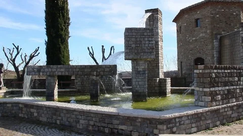 Fountain Stock Footage 124949736
