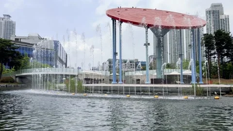 The fountain Video stock 196902467