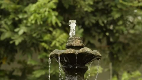 Fountain in the garden Stock-Footage 165080914