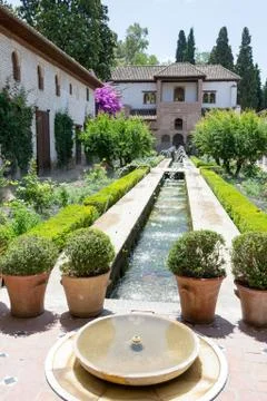 Fountain in the garden Фото