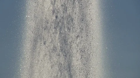 Fountain glittering in the sunlight Stock Footage 103164633