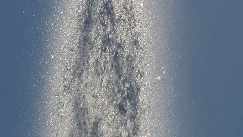 Fountain glittering in the sunlight Stock Footage 103164650