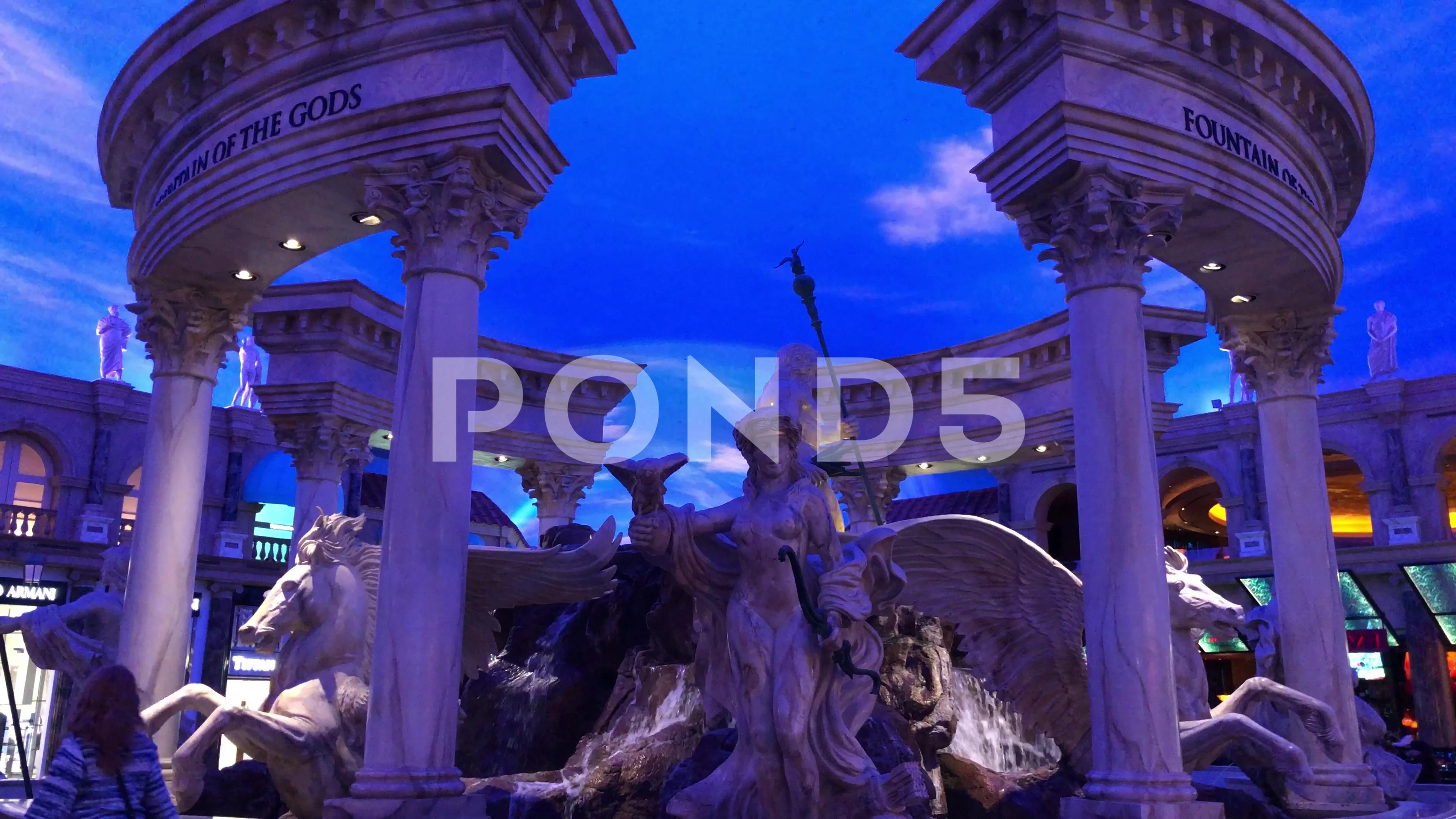 Fountain Of God Inside The Forum Shops @ Caesars Palace Las Vegas