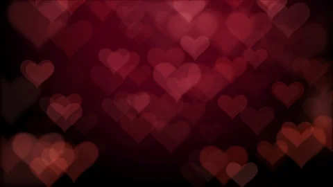 A fountain of hearts flowing from top to bottom Stock Footage 89519945