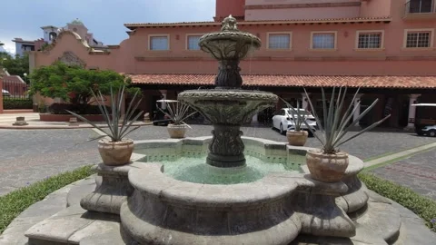 The fountain hotel resort Stockbeeldmateriaal 166530548