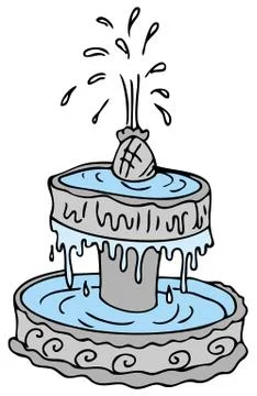 Fountain Stock Illustration