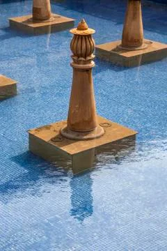 Fountain in india Foto stock