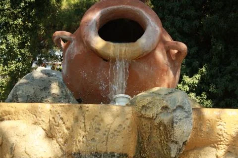 Fountain jar Stock Photos