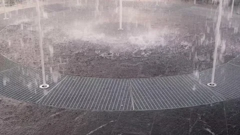 Fountain jets, close-up 库存影片 334856430